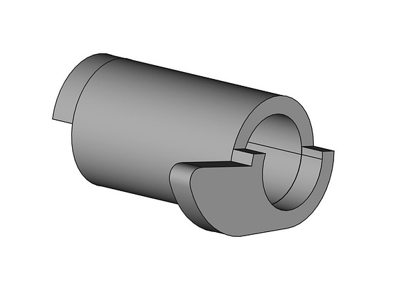 CAD model of the reset cam